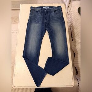 Express Men's Dark Blue Skinny Jeans